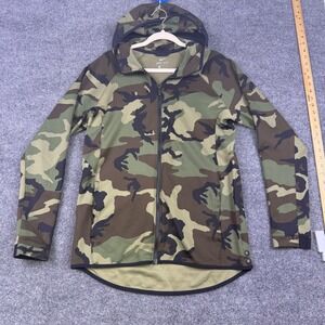 Nike Men's Therma Flex Showtime Basketball Hoodie Camo Full Zip AT4694-222 Med
